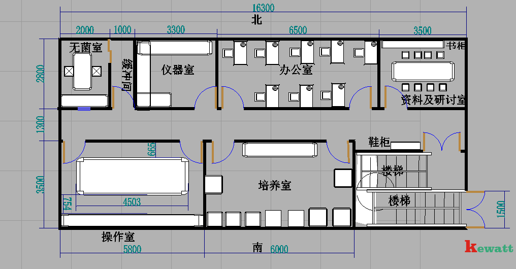 無菌實(shí)驗(yàn)室平面設(shè)計圖